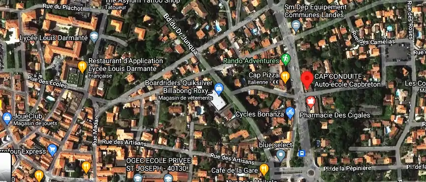 Permis auto Ecole à Capbreton