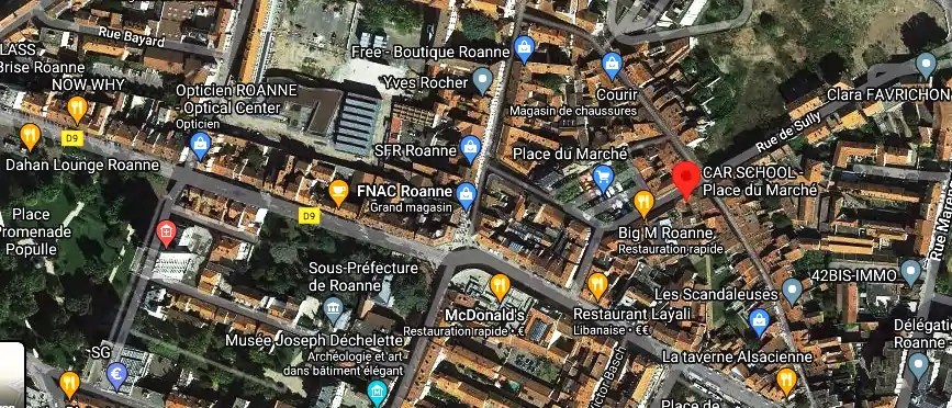 Permis auto Ecole à Roanne