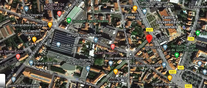 Permis auto Ecole à Roanne