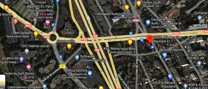 Permis auto Ecole à 93110 Rosny-sous-Bois