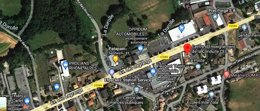 Permis auto Ecole à Thiers