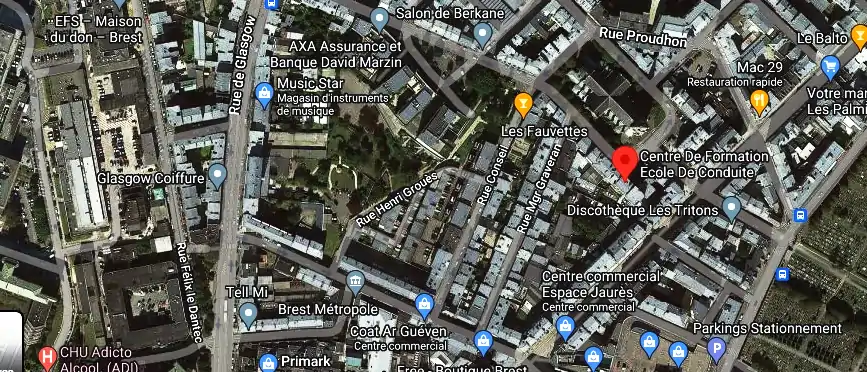 Permis auto Ecole à Brest