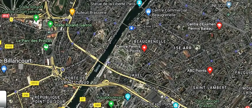 Centre Permis A Points à 75015 Paris