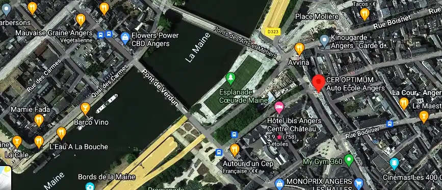 Permis auto Ecole à Angers