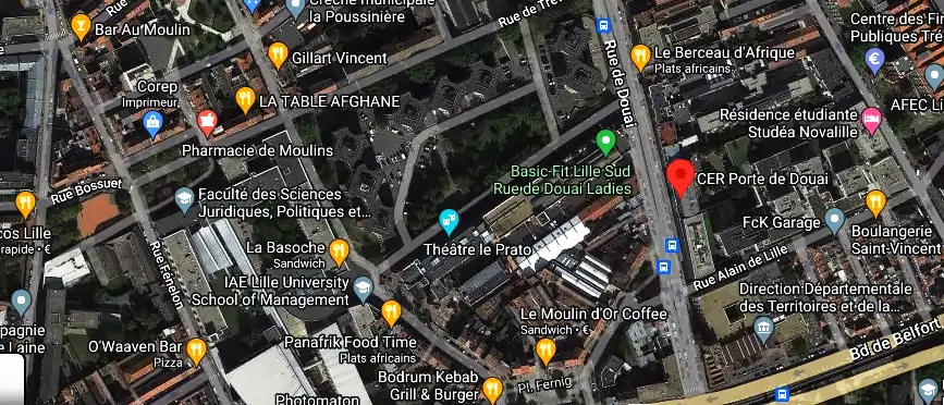 CER Porte de Douai à Lille