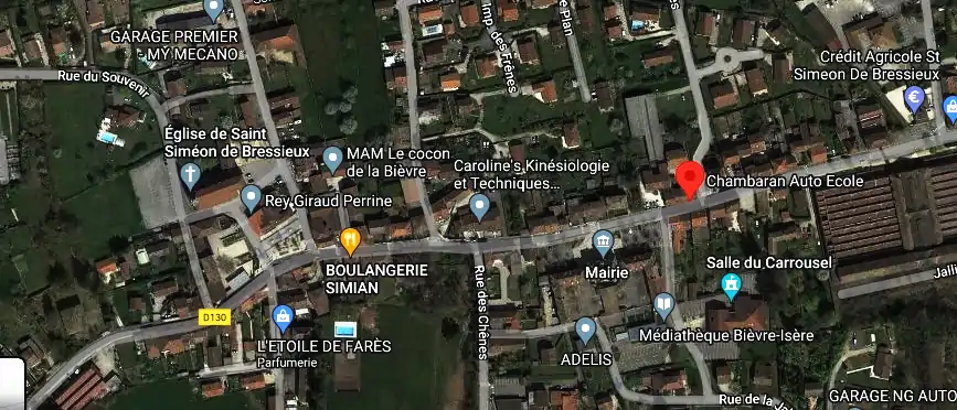 Permis auto Ecole à Saint-Siméon-de-Bressieux