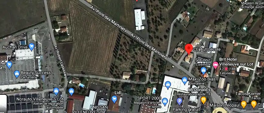 Permis auto Ecole à Bias