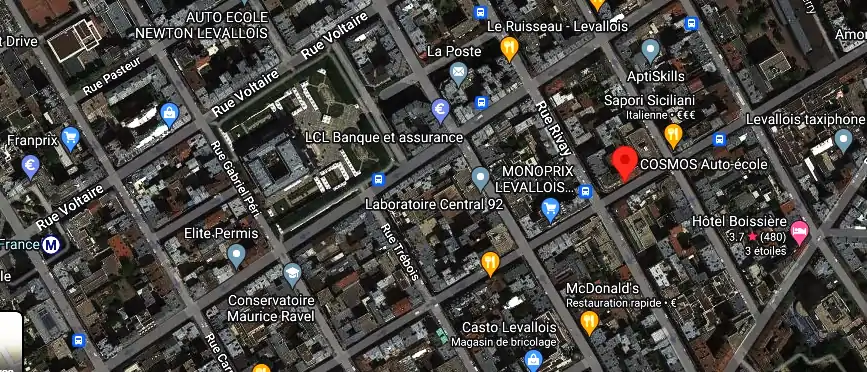 Permis auto Ecole à Levallois-Perret