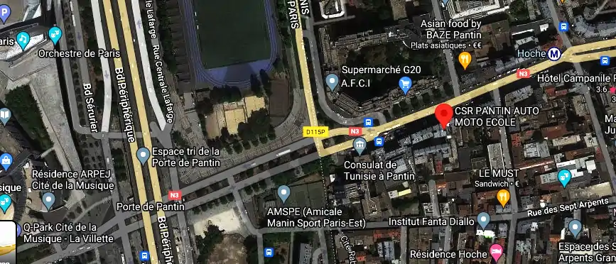 Permis auto Ecole à Pantin