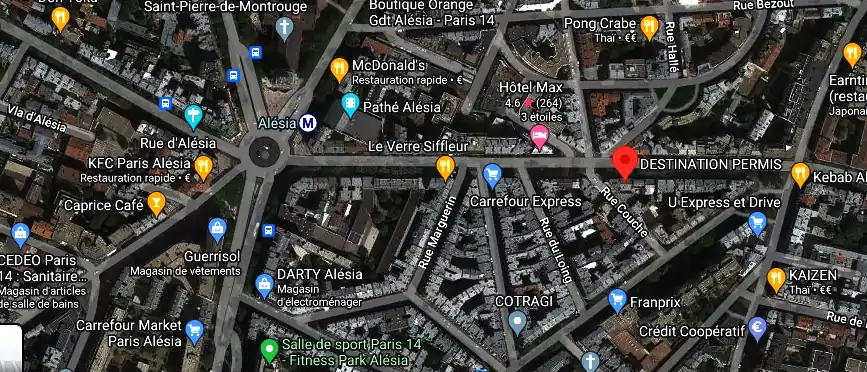 Permis auto Ecole à Paris