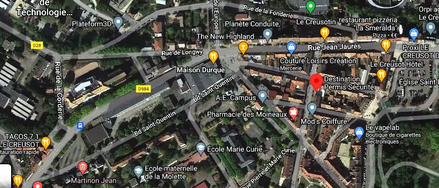 Permis auto Ecole à Le Creusot