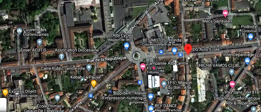 Permis auto Ecole à Albi