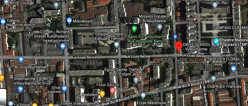 Permis auto Ecole à Villeurbanne