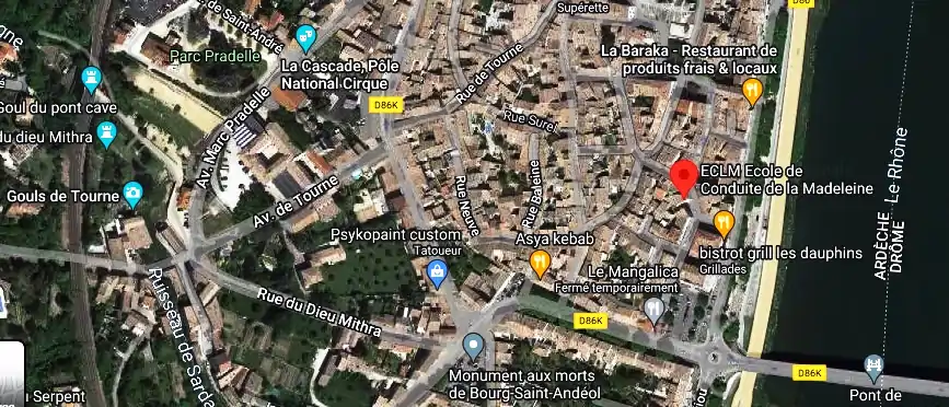 Permis auto Ecole à Bourg-Saint-Andéol