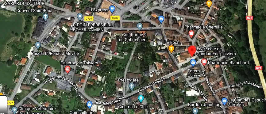 Permis auto Ecole à Thiviers