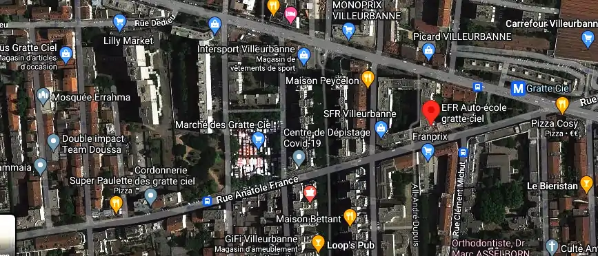 Permis auto Ecole à Villeurbanne