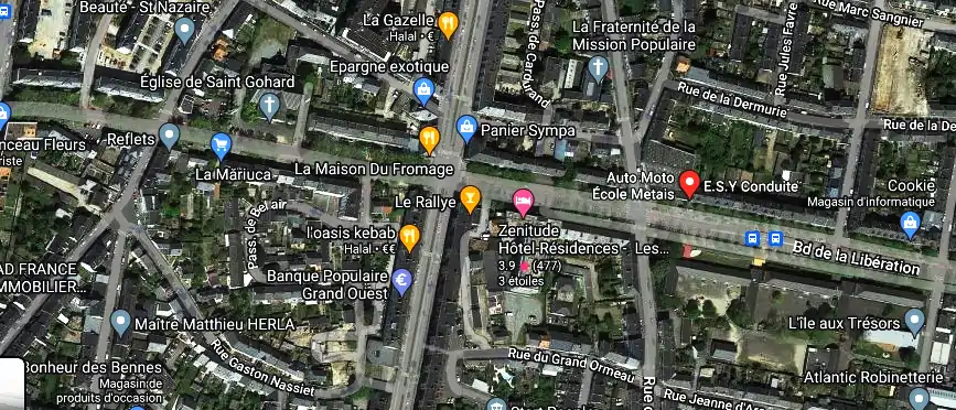 Permis auto Ecole à Saint-Nazaire