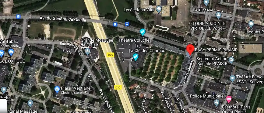 Permis auto Ecole à Plaisir