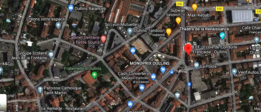 Permis auto Ecole à Oullins