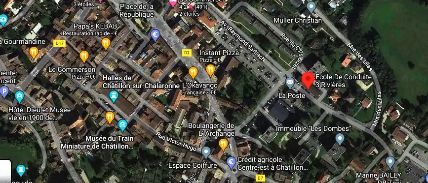 Permis auto Ecole à Châtillon-sur-Chalaronne