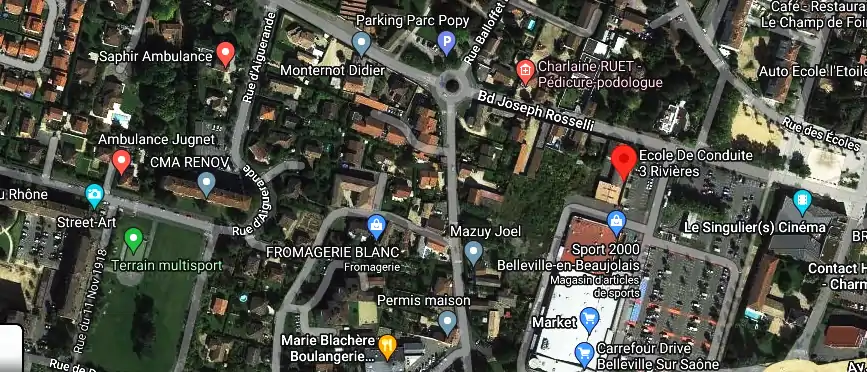 Permis auto Ecole à Belleville-en-Beaujolais