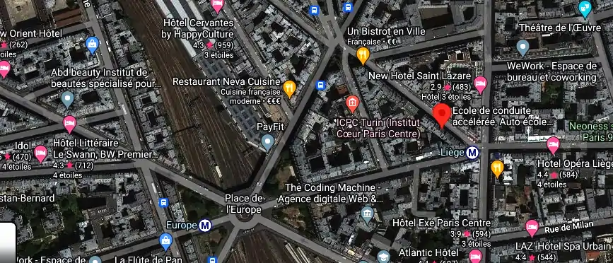 Permis auto Ecole à Paris