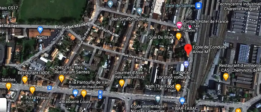 Permis auto Ecole à Saintes