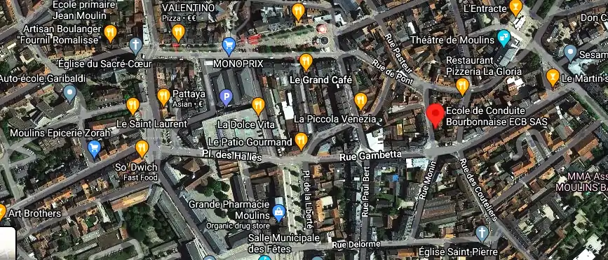 Permis auto Ecole à Moulins