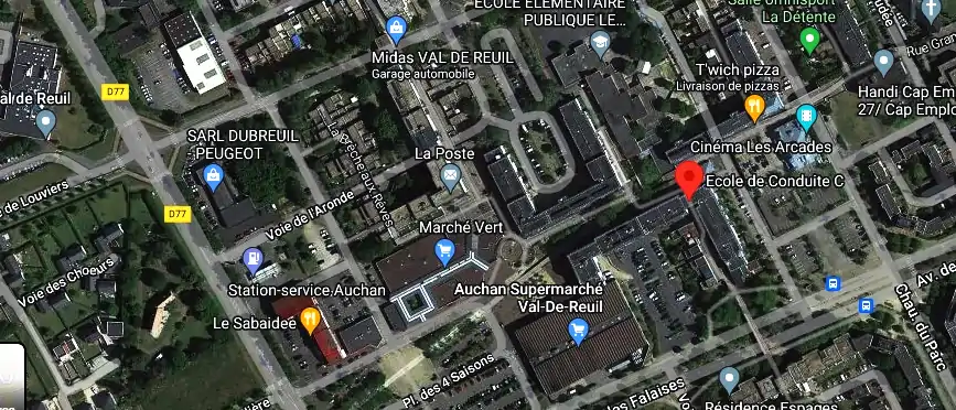 Permis auto Ecole à Val-de-Reuil