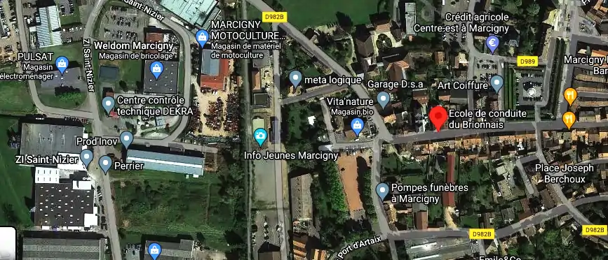 Permis auto Ecole à Marcigny