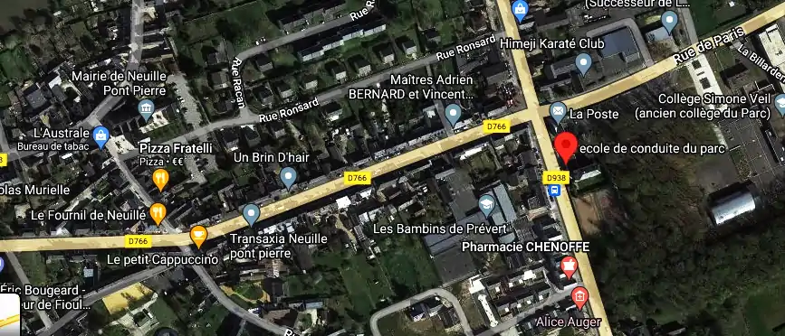 Permis auto Ecole à Neuillé-Pont-Pierre