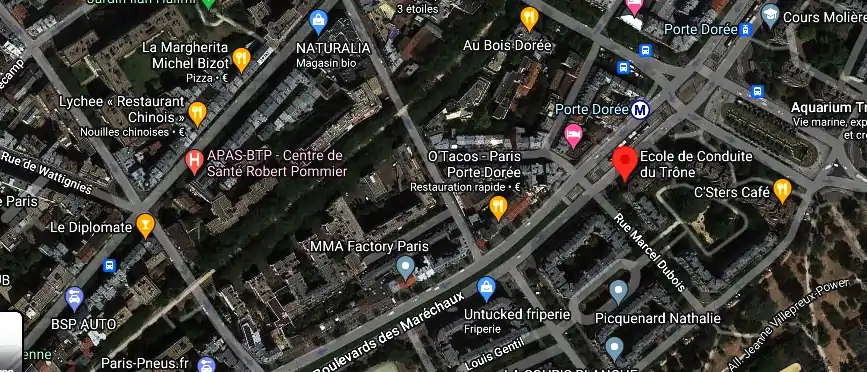 Permis auto Ecole à Paris