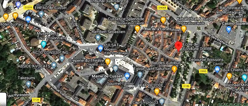 Permis auto Ecole à Cusset