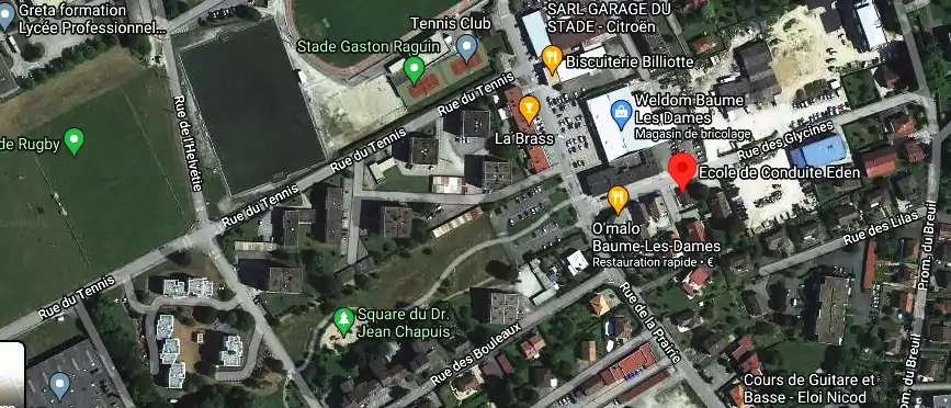 Permis auto Ecole à Baume-les-Dames