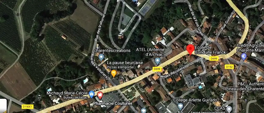 Permis auto Ecole à Archiac