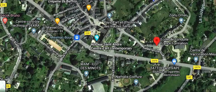 Permis auto Ecole à Meymac