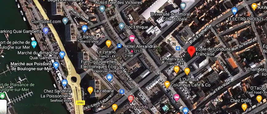 Permis auto Ecole à Boulogne-sur-Mer