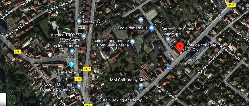 Permis auto Ecole à Pont-Sainte-Marie