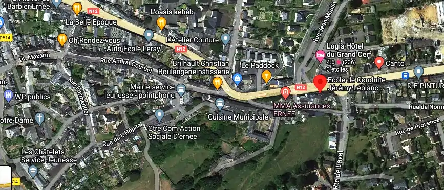 Permis auto Ecole à Ernée