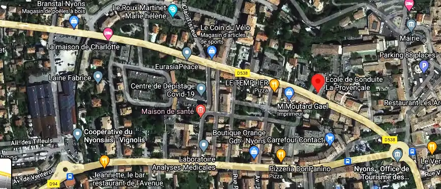 Permis auto Ecole à Nyons