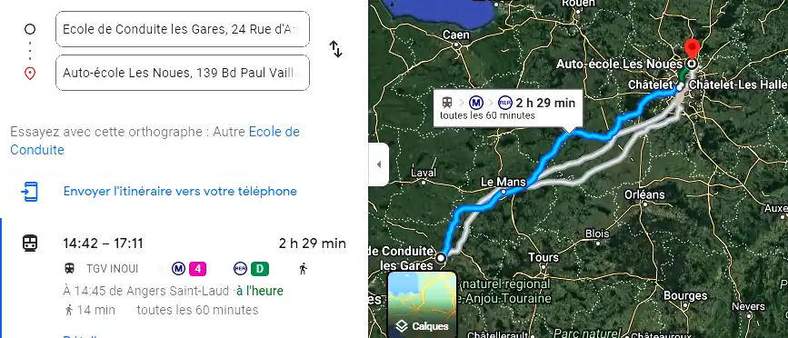 Permis auto Ecole à Angers