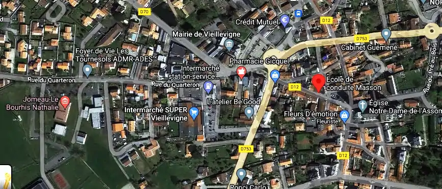 Permis auto Ecole à Vieillevigne