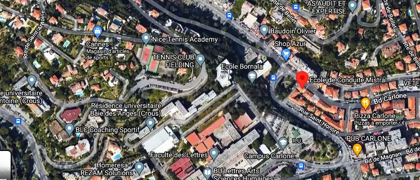 Permis auto Ecole à Nice