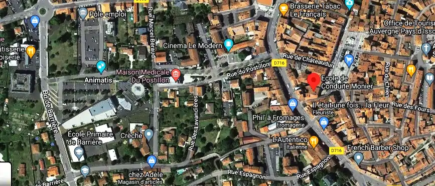 Permis auto Ecole à Issoire