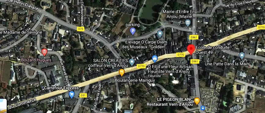 Permis auto Ecole à Erdre-en-Anjou