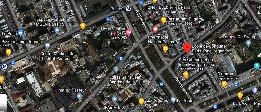 Permis auto Ecole à Paris