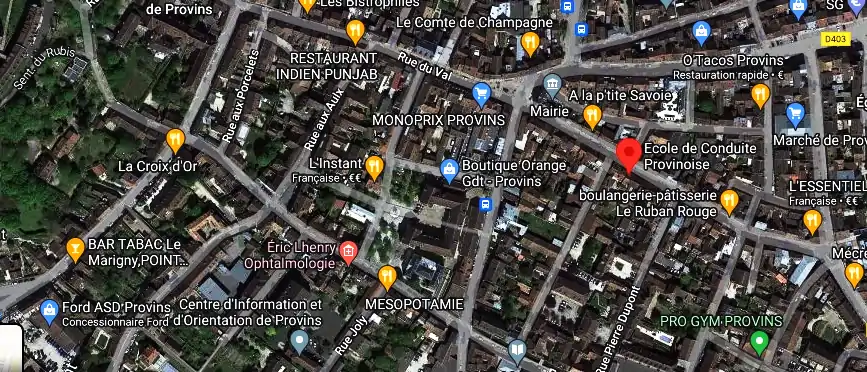 Permis auto Ecole à Provins