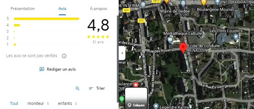 Permis auto Ecole à Bédée