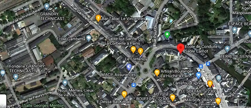 Permis auto Ecole à Sablé-sur-Sarthe