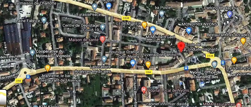 Permis auto Ecole à Nyons